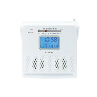 コイズミ CDラジオ ホワイト SAD-4707／W(1台)